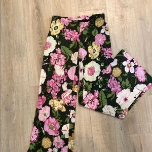 Valentino RED floral straight leg trouser